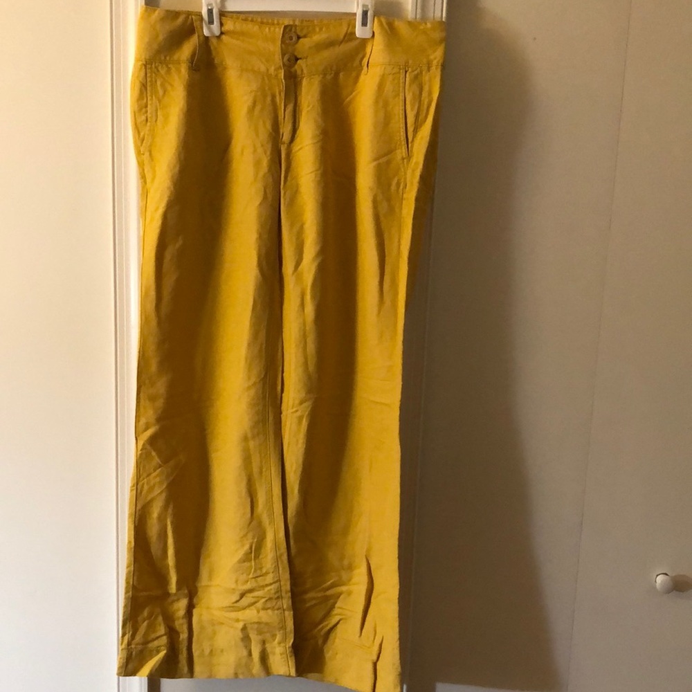 Womens Summer Yellow Pants